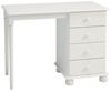 ebuy24 Schreibtisch Richard Schreibtisch 4 Schubladen weiss. Bild 3