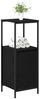 vidaXL Badschrank mit Regalen Schwarz Eichen-Optik 36x35x95 cm 861912 Bild 4