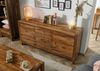 Sideboard Sheesham 175x45x80 braun lackiert ANCONA #123 Bild 2