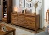 Sideboard Sheesham 175x45x80 braun lackiert ANCONA #123 Bild 3