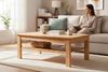 Couchtisch >Leduc< in Kernbuche aus Massivholz - 104x44x62cm (BxHxT) Bild 5