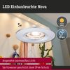 Paulmann No. 94303 Einbauleuchte Nova mini starr IP44 3x4W 2.700K Chrom 230V Bild 2