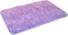 Kinzler J-10003/22 Flieder Badematte, Mikrofaser, 50x55 cm ohne Ausschnitt Bild 3