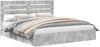 vidaXL Aufbewahrungsbett Beton Grau 200 x 200 cm Holzwerkstoff 3411546 Bild 2