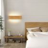 ZMH LED Wandleuchte innen Wandlampe - 32CM Holz Modern Flurlampe Up und Down Design Treppenhauslampe Indirekt 11W 3000K Warmweiß Wandbeleuchtung für Wohnzimmer Schlafzimmer Flur Treppenhaus Bett Küche Bild 2