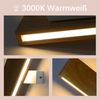 ZMH LED Wandleuchte innen Wandlampe - 32CM Holz Modern Flurlampe Up und Down Design Treppenhauslampe Indirekt 11W 3000K Warmweiß Wandbeleuchtung für Wohnzimmer Schlafzimmer Flur Treppenhaus Bett Küche Bild 5