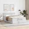 vidaXL Ottoman-Bett mit Matratze Weiß 140x200 cm Kunstleder 3311309 Bild 3