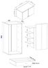 VCM Vandol 912251 B. 70 x H. 238 x T. 40 cm Bild 3