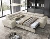 MOEBLO Ecksofa Ferrucio, modernes Schlafsofa mit Bettkasten & verstellbaren Kopfstützen, Wohnlandschaft mit Schlaffunktion, Eckcouch Wohnlandschaft Sofa mit Ottomane Eckgarnitur Polsterecke, (BxHxT):276x72–93x200 cm Bild 4