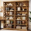 Tribesigns Bücherregal 6 Ebenen, 180 cm Hohes Industrielles Regal Für Wohnzimmer & Büro Bild 4