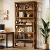 Tribesigns Bücherregal 6 Ebenen, 180 cm Hohes Industrielles Regal Für Wohnzimmer & Büro Bild 3