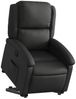 vidaXL Relaxsessel mit Aufstehhilfe Schwarz Echtleder 3204262 Bild 3