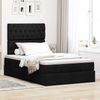 vidaXL Ottoman-Bett mit Matratze & LEDs Schwarz 120x200 cm Stoff 3314081 Bild 4