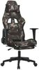 vidaXL Gaming-Stuhl mit Fußstütze Tarnfarben und Schwarz Stoff 3143752 Bild 2