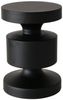 BOLTZE Beistelltisch Moderner Beistelltisch Shaly aus schwarzem Metall - 40 cm Bild 2