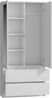 Beautysofa Drehtürenschrank Rubin (2 Außenschubladen, 90 cm Breit Kleiderschrank) 2 Schubladen Bild 2