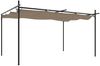 vidaXL Pergola mit Schiebedach Taupe 395x292x230 cm 360118 Bild 2
