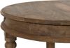 Couchtisch Sheesham rund Ø 60 cm grau geölt LEEDS #05 Bild 3