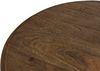 Couchtisch Sheesham rund Ø 60 cm grau geölt LEEDS #05 Bild 4