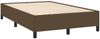 vidaXL Boxspringbett mit Matratze Dunkelbraun 120x190 cm Stoff 3269905 Bild 4