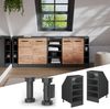 Küchenschrank für Dachschrägen R-Line Anthrazit 40 cm mit 4 Fächern, Schrankkorpus 60 cm Tiefe Vicco Bild 3
