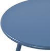 CLP 'Minot' Couchtisch wetterfest und UV-beständig, Polypropylen / Metall, Blau, ⌀ 60 x 45 cm Bild 4