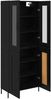 vidaXL Highboard Schwarz Eichen-Optik 69,5 x 34 x 180 cm Holzwerkstoff 3416214 Bild 5