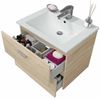 Waschbeckenunterschrank >ECO KIT< (hängend) in Canadian Eiche Dekor - 60x50x45 (BxHxT) Bild 3