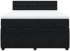 vidaXL Boxspringbett mit Matratze Schwarz 160x200 cm Samt 3287796 Bild 4