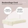 Lycce Bankauflage Bankauflage Klemmkissen 1 Leiste, Cordstoff extra Polsterung, (1 St), für Banktiefe ab 35 cm, verrutscht nicht, versch. Farben Bild 4