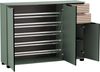Schildmeyer Schuhschrank Alexa, Holzwerkstoff, Pistazie/Akustikpaneel Optik, 141,9 x 35,0 x 105,5 cm Bild 3