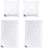 SEI Design Microfaserbettdecke 2x Bettdecken Winterdecken 135x200cm + 2x Kopfkissen 80x80cm, Füllung: daunenähnliches Gefühl, Bett-Set4-Tlg.: 2x Bettdecken 135x200 + 2x Kissen 80x80 Bild 5