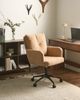Schreibtischstuhl ALPINE Bouclé Beige Bild 3