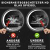 ZMH Runder Badezimmerspiegel mit Beleuchtung – 80 cm runder Wandspiegel LED IP44 runder Badezimmerspiegel mit Touch-Schalter und Antibeschlagfunktion Bild 4