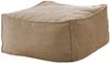 KAWOLA Hocker groß ALEA Cord taupe 38 x 86 x 86 cm Bild 3