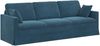 vidaXL Sofa Blau 228 x 78 x 80 cm Samt 42024448 Bild 2