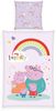 Peppa Pig Wendebettwäsche Peppa Pig, Renforcé, 2 teilig, mit fröhlichem Design Bild 2