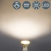B. K. Licht - 10er Set LED Lampe GU10 mit warmweißer Lichtfarbe, 5 Watt, 400 Lumen, LED, LED Glühbirne, LED Leuchtmittel, LED Birne, Reflektor, Glühlampen, Bulb, 5,3x5 cm, Transparent Bild 3