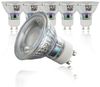 B. K. Licht - 10er Set LED Lampe GU10 mit warmweißer Lichtfarbe, 5 Watt, 400 Lumen, LED, LED Glühbirne, LED Leuchtmittel, LED Birne, Reflektor, Glühlampen, Bulb, 5,3x5 cm, Transparent Bild 4