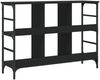 vidaXL Sideboard Schwarz 102x32x73,5 cm Holzwerkstoff 837722 Bild 4