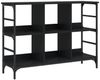 vidaXL Sideboard Schwarz 102x32x73,5 cm Holzwerkstoff 837722 Bild 2