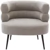 Vente-unique - CAMEDO Sessel Stoff Grau - B 74 cm x H 73 cm x L 80 cm Bild 3