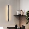 ZMH Wandlampe LED Wandleuchte Innen - Flurlampe Modern 60CM Wohnzimmerlampe 20W Flur Schlafzimmerlampe Schwarz Warmweiß Bettlampe Schlafzimmer Wandbeleuchtung für Treppenhaus Wohnzimmer Kinderzimmer Bild 4