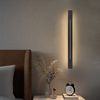 ZMH Wandlampe LED Wandleuchte Innen - Flurlampe Modern 60CM Wohnzimmerlampe 20W Flur Schlafzimmerlampe Schwarz Warmweiß Bettlampe Schlafzimmer Wandbeleuchtung für Treppenhaus Wohnzimmer Kinderzimmer Bild 5