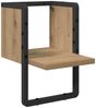 vidaXL Wandregal Kunsthandwerk Eiche 20 x 25 x 30 cm Holzwerkstoff 893635 Bild 2