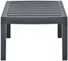 vidaXL Gartentisch Anthrazit 78x55x38 cm Kunststoff 48815 Bild 2