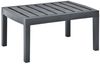 vidaXL Gartentisch Anthrazit 78x55x38 cm Kunststoff 48815 Bild 5