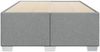 vidaXL Bettgestell ohne Matratze Hellgrau 120x200 cm Stoff 3284464 Bild 4
