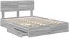 vidaXL Aufbewahrungsbett Graues Sonoma 150 x 200 cm Holzwerkstoff 3412267 Bild 5