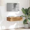 vidaXL TV-Schrank mit LED-Leuchten Artisan-Eiche 60x35x15,5 cm 856345 Bild 5